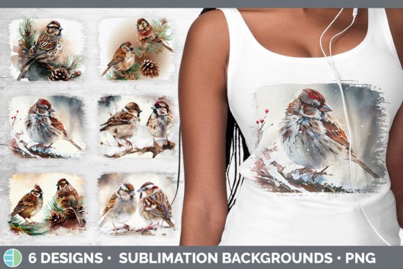 Christmas Sparrow Distressed Sublimation: A Seller's Review