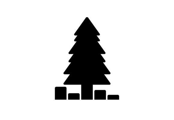 Christmas Tree Vector SVG for Illustrations