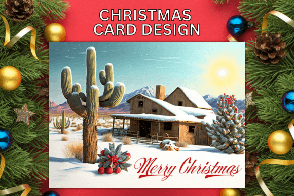 Desert Christmas Card Illustrations Review