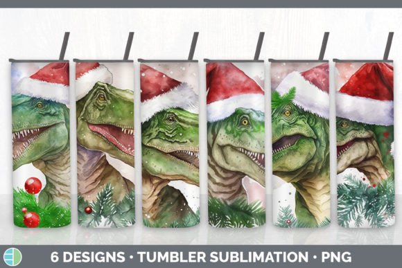 Dinosaur Christmas Tumbler Sublimation B Review