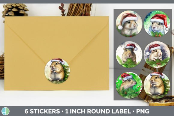 Gerbil Christmas Stickers: 1in Illustrations Review