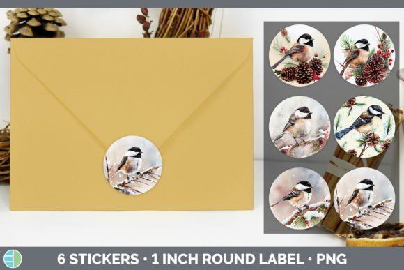 Review: Chickadee Christmas Stickers Sticker 1 for Holiday Embroidery