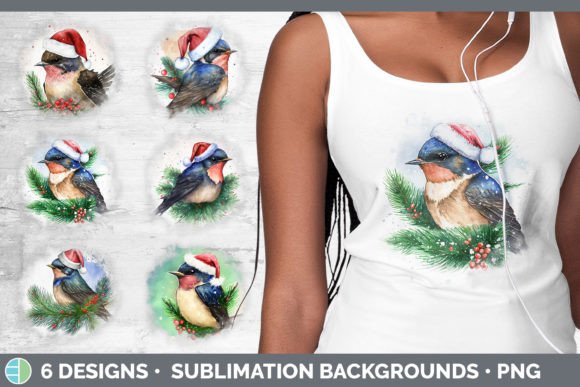 Review: Christmas Barn Swallow Background Grun Design