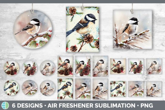 Review: Christmas Chickadee Air Freshener Subl Illustrations