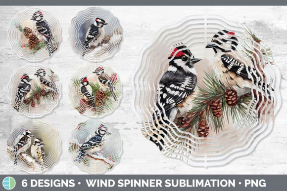 Review: Christmas Downy Woodpecker Wind Spinner Design