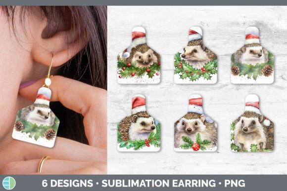 Reviewing the Santa Hedgehog Cow Tag Earring Design