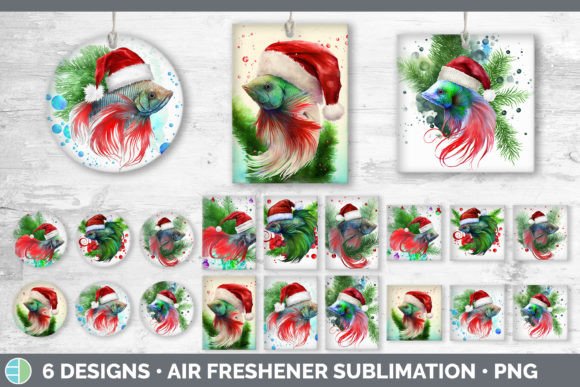 Santa Beta Fish Christmas Air Freshener: A Designer's Review