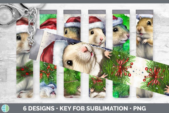 Santa Gerbil Key Fob: Festive Illustrations Review