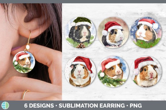 Santa Guinea Pig Earring Design Review